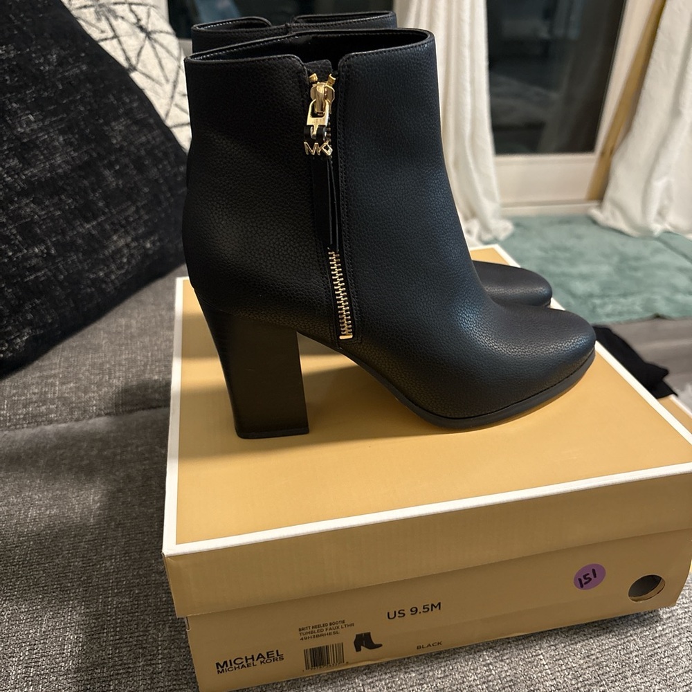 Michael Kors Black Ankle Boots